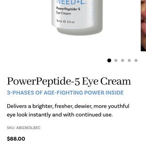 LAB 31b Powderpeptide eye cream